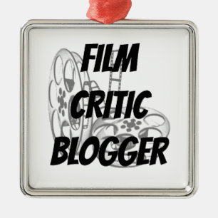 Film Critic Blogger Metal Tree Decoration