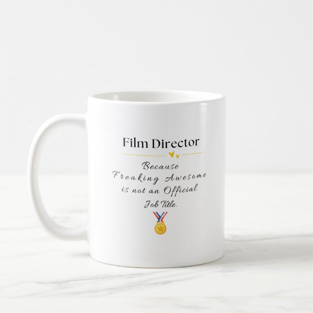 film director coffee mug (Left)