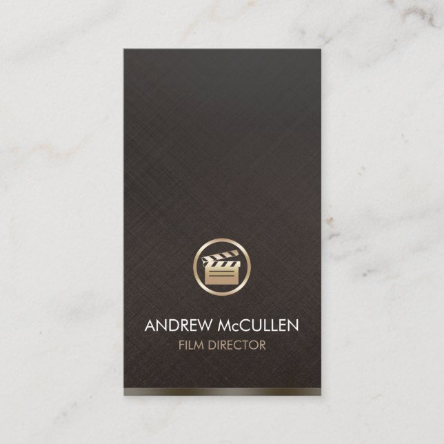 Film Director Media Business Card (Front)