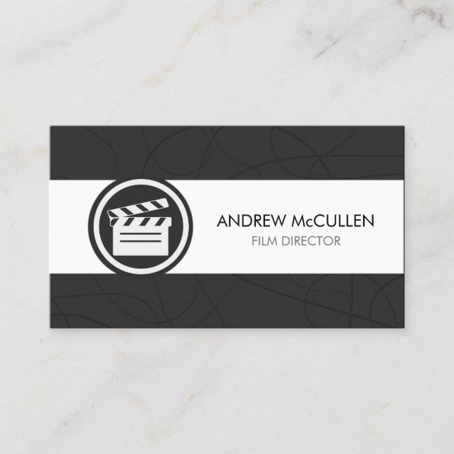 Film Director Video Producer Business Card (Front)