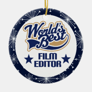 Film Editor Gift Ornament