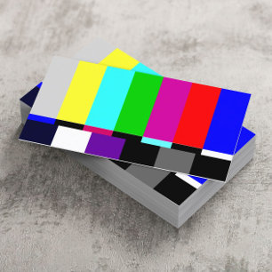 Film Editor Plain TV Screen TV Spectrum Business Card