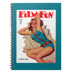 Film Fun Magazine Cover 10 Notebook