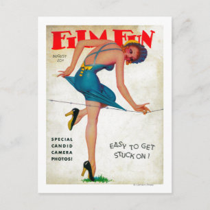 Film Fun Magazine Cover 7 Postcard