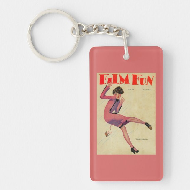 Film Fun Magazine Cover Key Ring (Front)