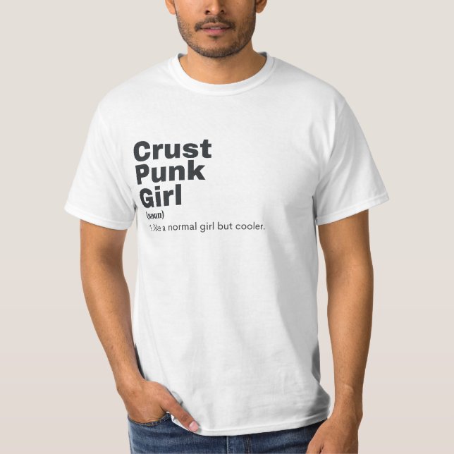Film Girl - Crust Punk T-Shirt (Front)