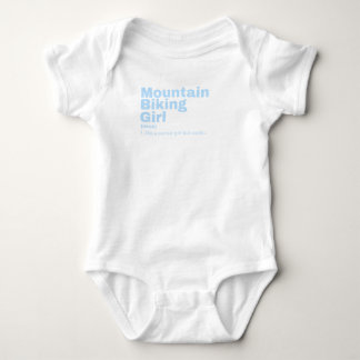 Film Girl - Mountain Biking Baby Bodysuit