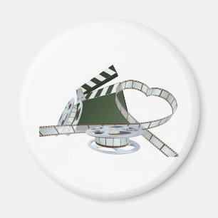 Film lover concept magnet