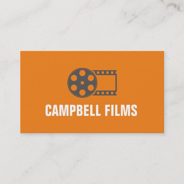 Film Maker, Director Business Card (Front)