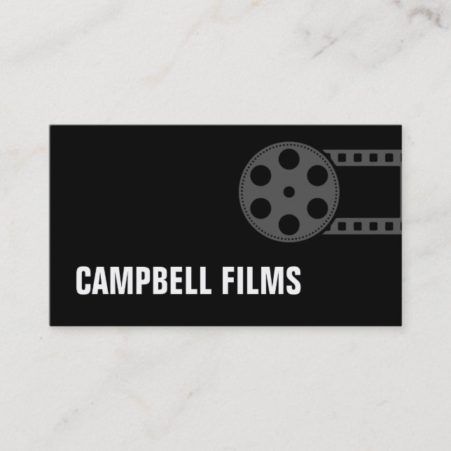 Film Maker, Director Business Card (Front)
