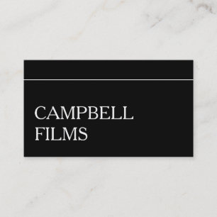 Film Maker, Director Business Card