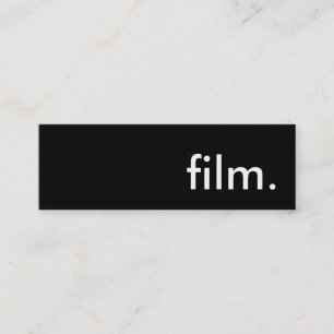 film. mini business card