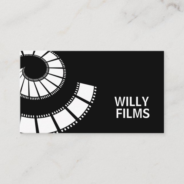 Film Movie Maker Director Videographer Business Card (Front)