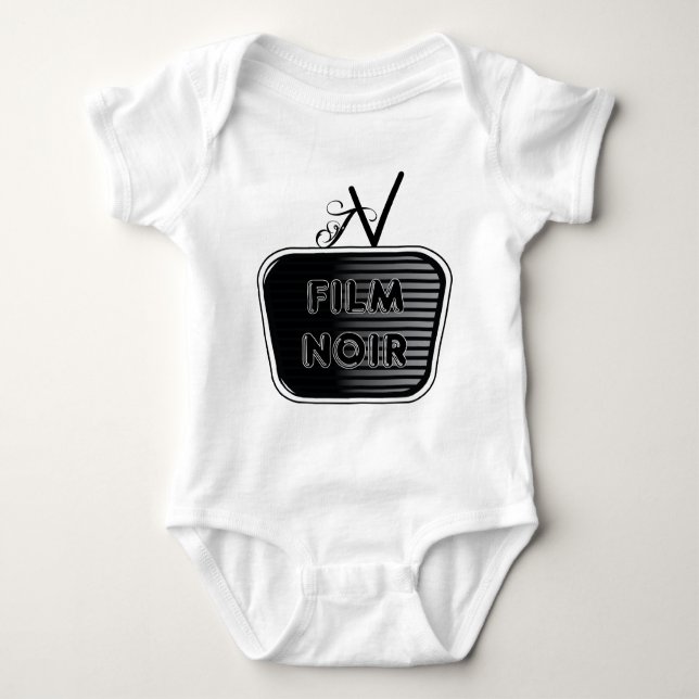 Film Noir Baby Bodysuit (Front)