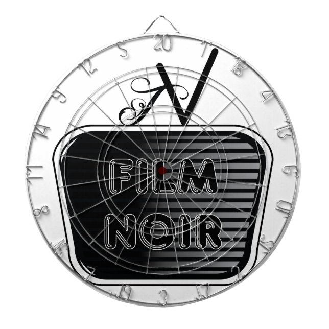 Film Noir Dartboard (Front)