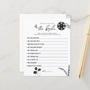 Film Noir - How Well Do You Know The Bride Game