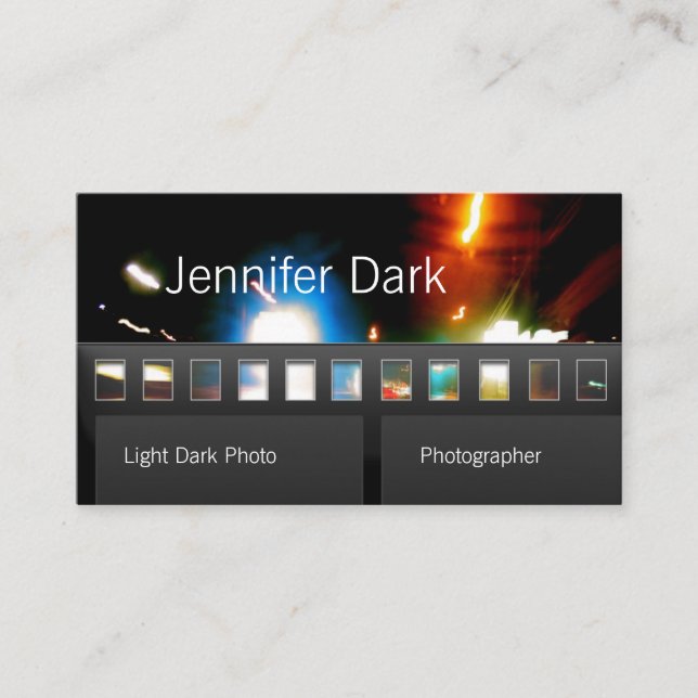 Film Photo Photographer Business Card (Front)