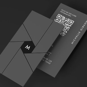 Film Producer Dark Grey Shutter Lens Modern Business Card