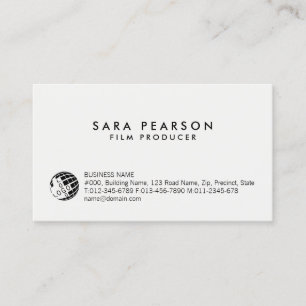 Film Producer Entertainment Business Card