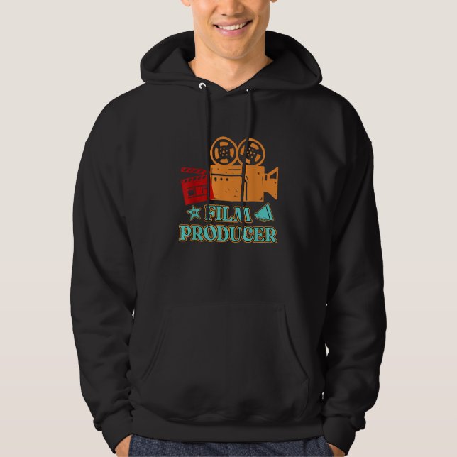 Film Producer Movie Director Acter Arts Acting Hoodie (Front)