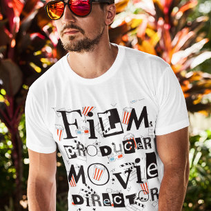 Film Producer, Movie Director Men's Career style  T-Shirt