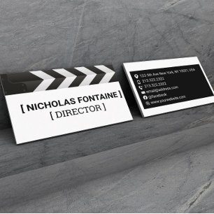Film Production Manager and Director Business Card