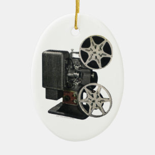 Film Projector 1947 Ceramic Tree Decoration