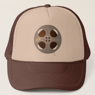 FILM REEL DESIGN FOR FILM BUFFS TRUCKER HAT