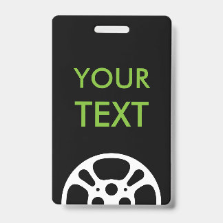 Film Reel ID Badge