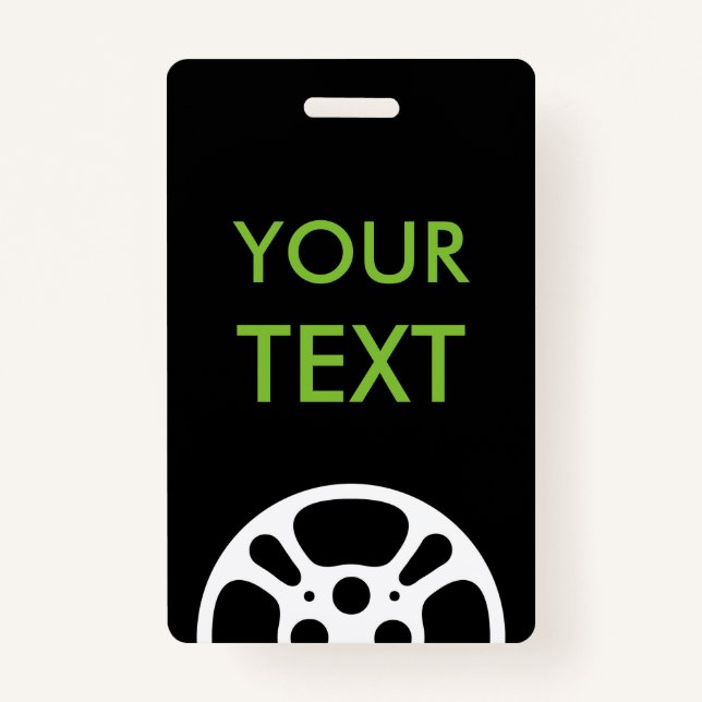 Film Reel ID Badge (Front)