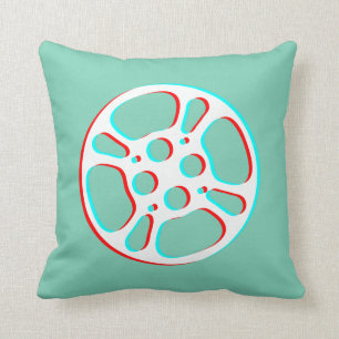 Film Reel / Movie Reel Pillow (Colour Fringe)