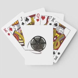 Film reel playing cards