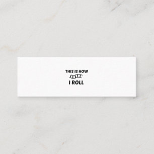 FILM ROLL MINI BUSINESS CARD