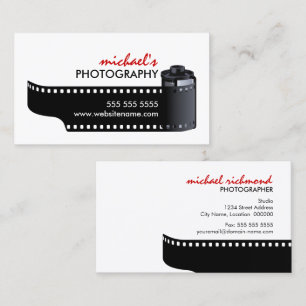 Film Roll Photography Business Card