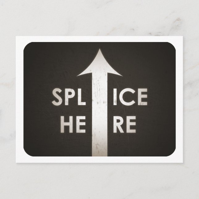 Film Splice Here Postcard (Front)