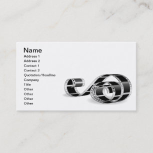 Film strip business card