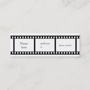 Film Strip business card