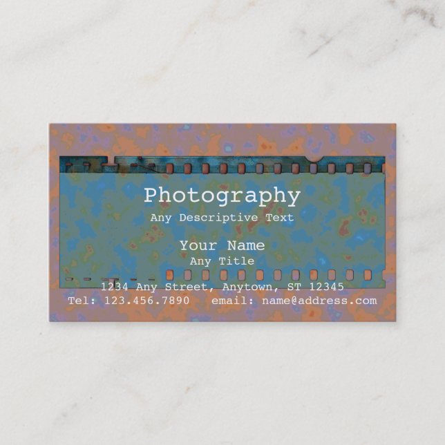 Film Strip Business Card (Front)