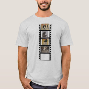 Film Strip Personalised Photos T-Shirt
