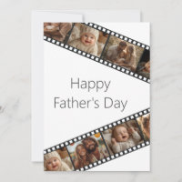 Film Strip Photo Father's Day Card