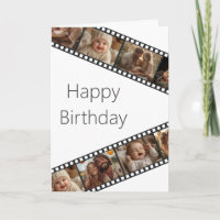 Film Strip Photo Happy Birthday Card