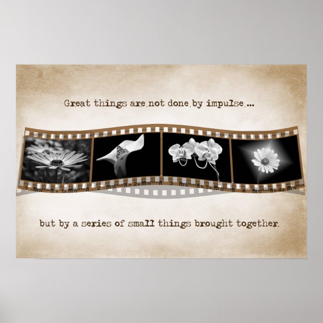 Film strip with quote poster (Front)