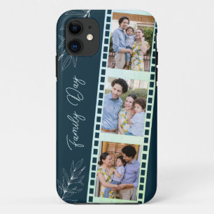 Film Stripes Square Family Photo Collage  Case-Mate iPhone Case
