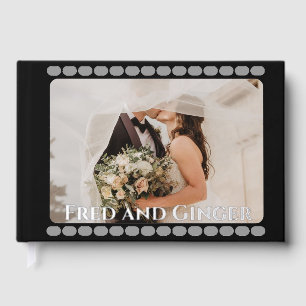 Film style foil wedding guest book