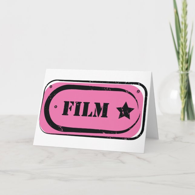 Film Ticket Greeting Cards (Front)