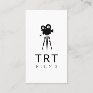 Film Video Camera Movie Director Filming Wedding Business Card