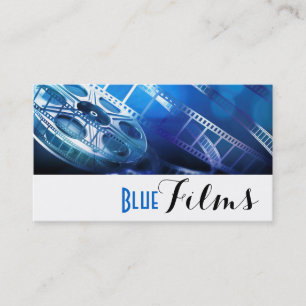 Film Video Camera Movie Director Filming Wedding Business Card