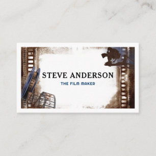 Filming Business Movie Director Photographer Business Card