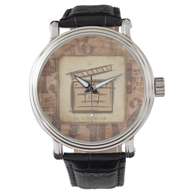 Filmmaker, actor, film director producer gift idea watch (Front)