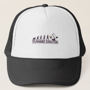 Filmmaker Director Film Crew Evolution funny Trucker Hat